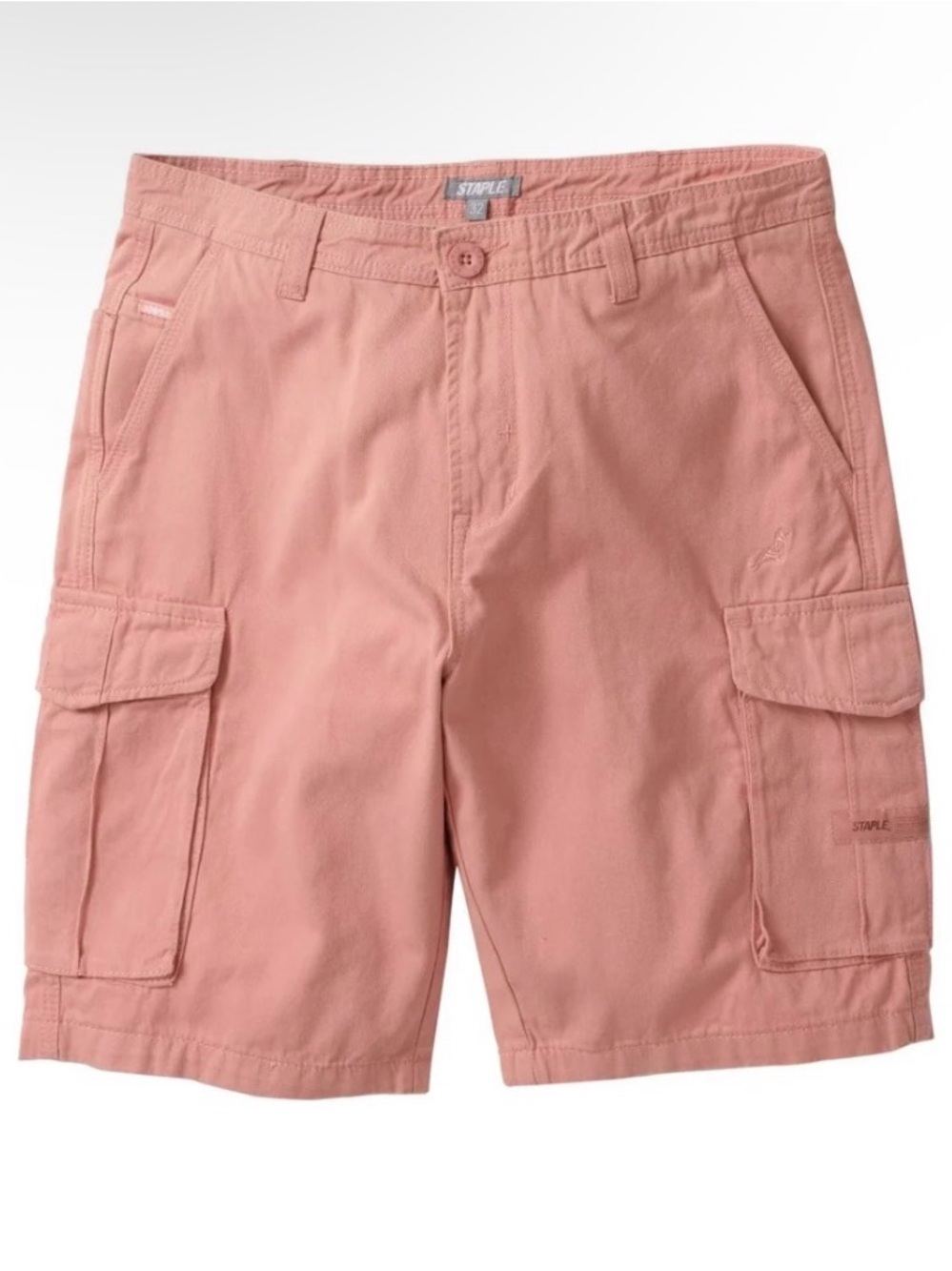 Staple Hunts Point Men’s Cargo Shorts Mauve NWT Size 38